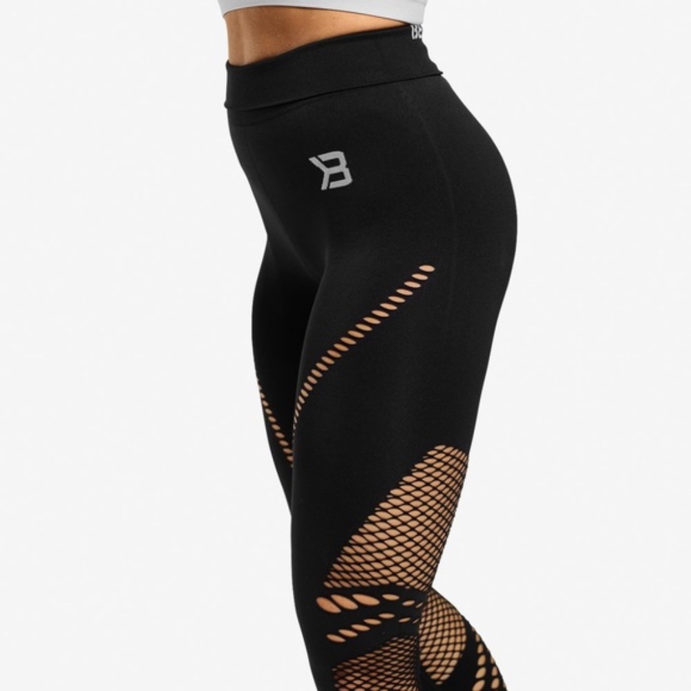 Better Bodies Black Waverly Mesh Leggings